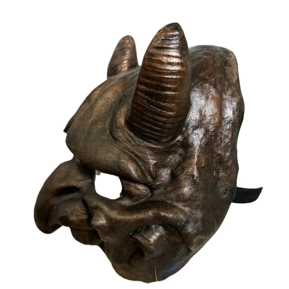 Cesar’ Vintage ’82 Collectible Bronze Latex Devil Half Mask